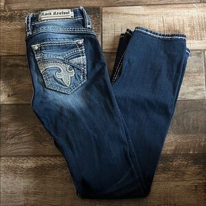 Rock Revival Dark Blue Boot Cut Jeans